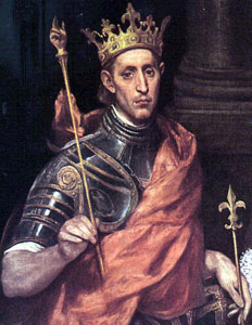 [painting of Saint Louis]